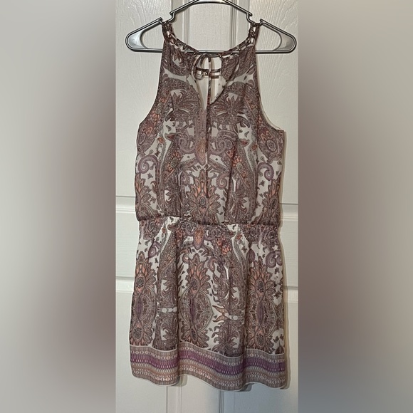 White House Black Market Size M Mini Halter Dress - Picture 2 of 4